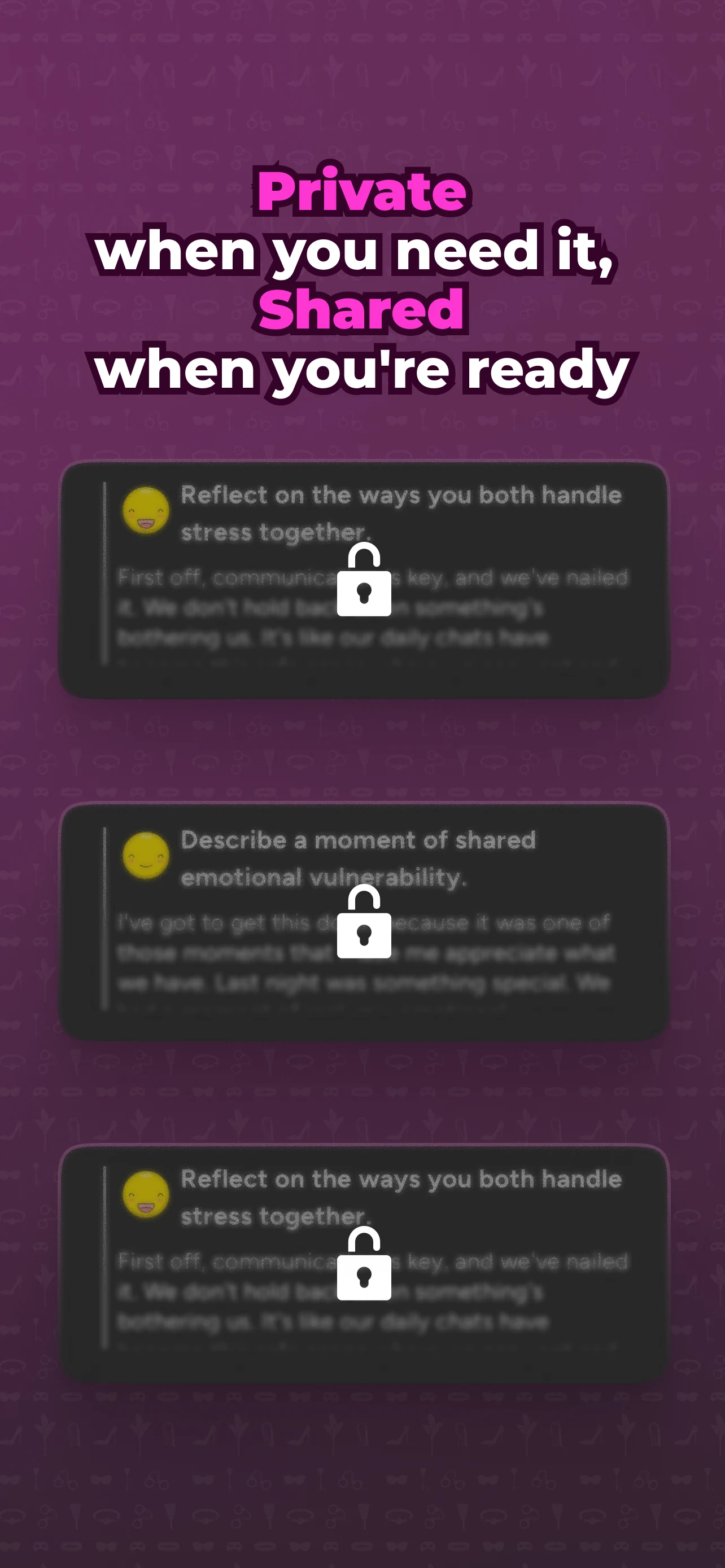 Embrace: BDSM Couple's Journal screenshot