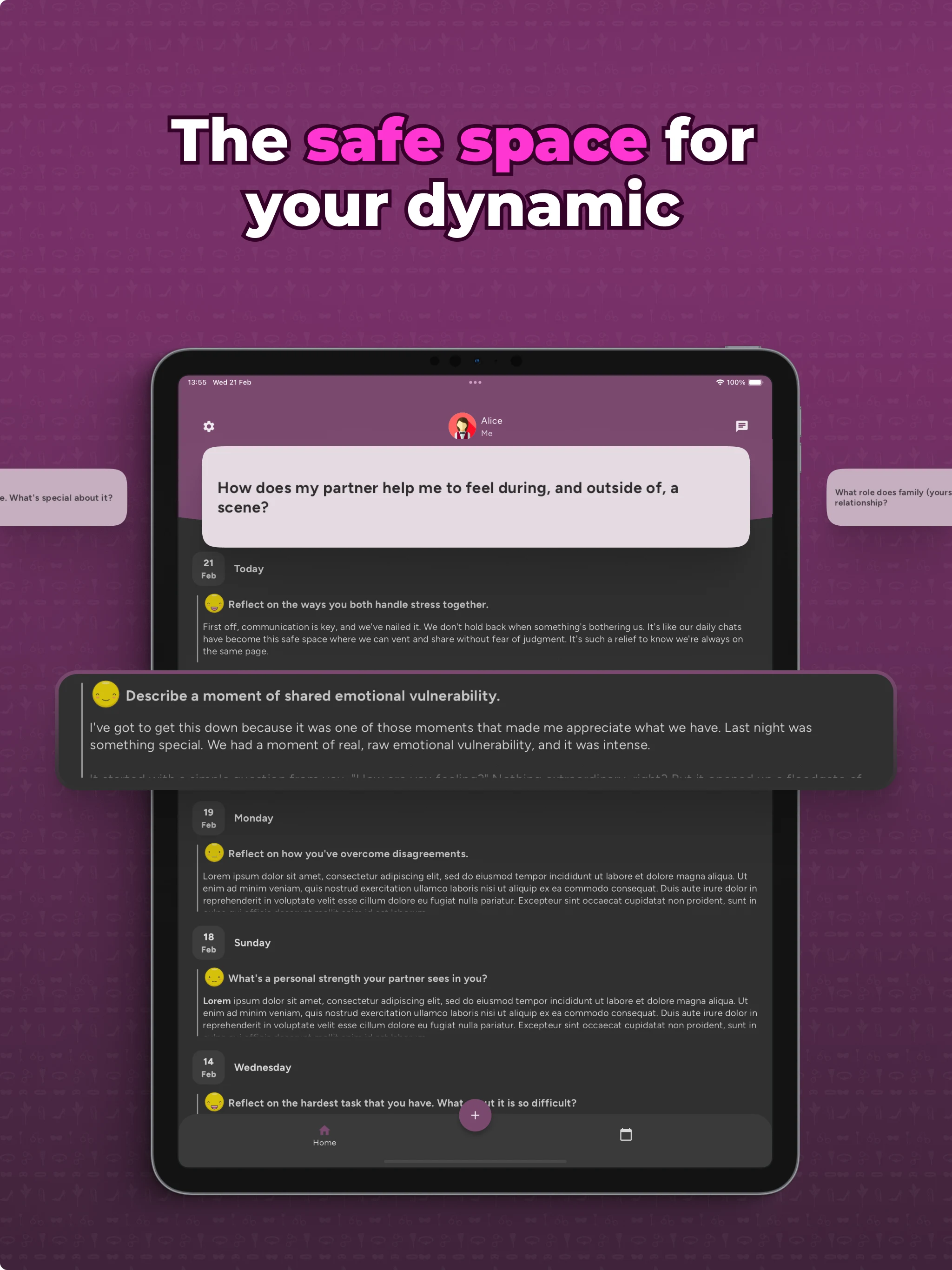 Embrace: BDSM Couple's Journal screenshot